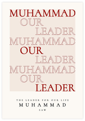 Muhammad Our Leader Poster