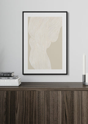 Abstract Lines no1 Poster