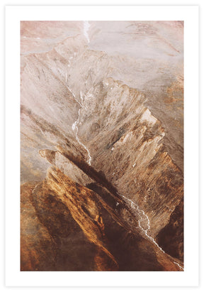 Abstract Mountain Poster - KAMAN