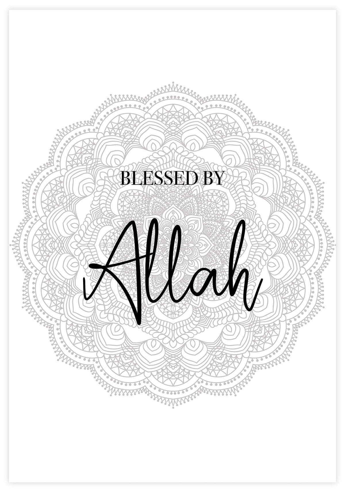 Blessed By Allah Poster