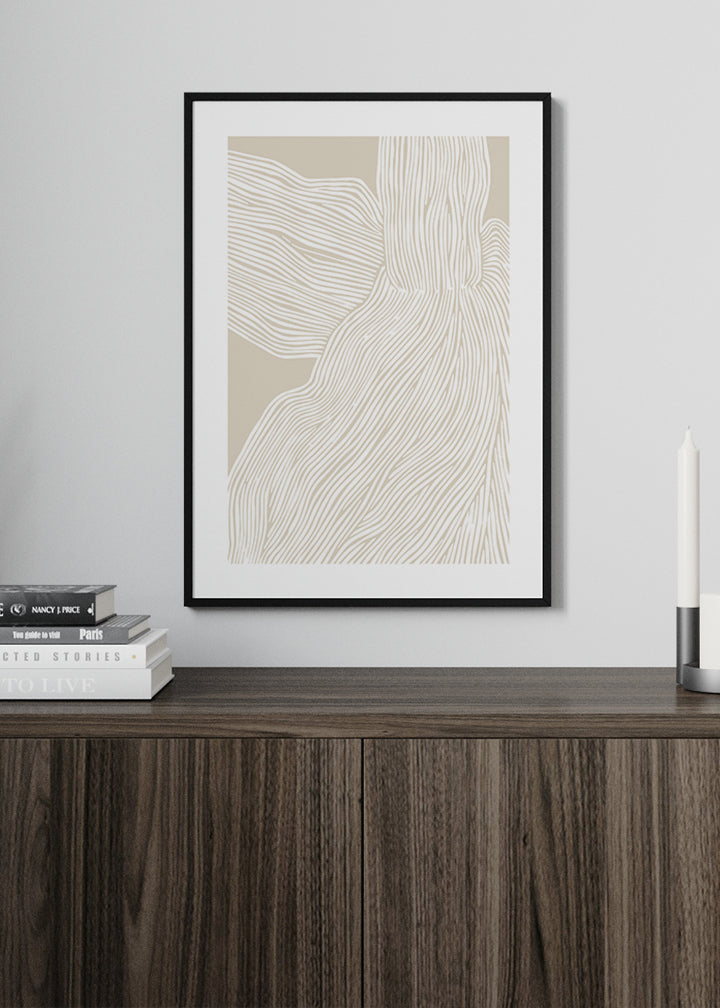 Abstract Lines no2 Poster