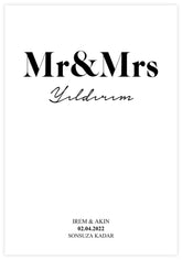 Mr&Mrs Poster - KAMAN