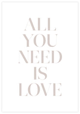 All You Need Is Love Poster - KAMAN