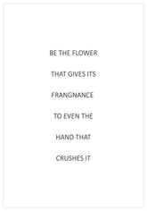 Be The Flower Poster - KAMAN