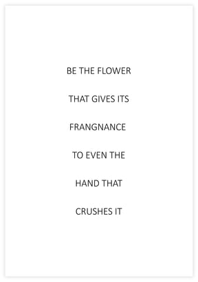 Be The Flower Poster - KAMAN