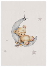 Sleepy Bear Poster - KAMAN