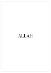 Allah White Edition Poster - KAMAN