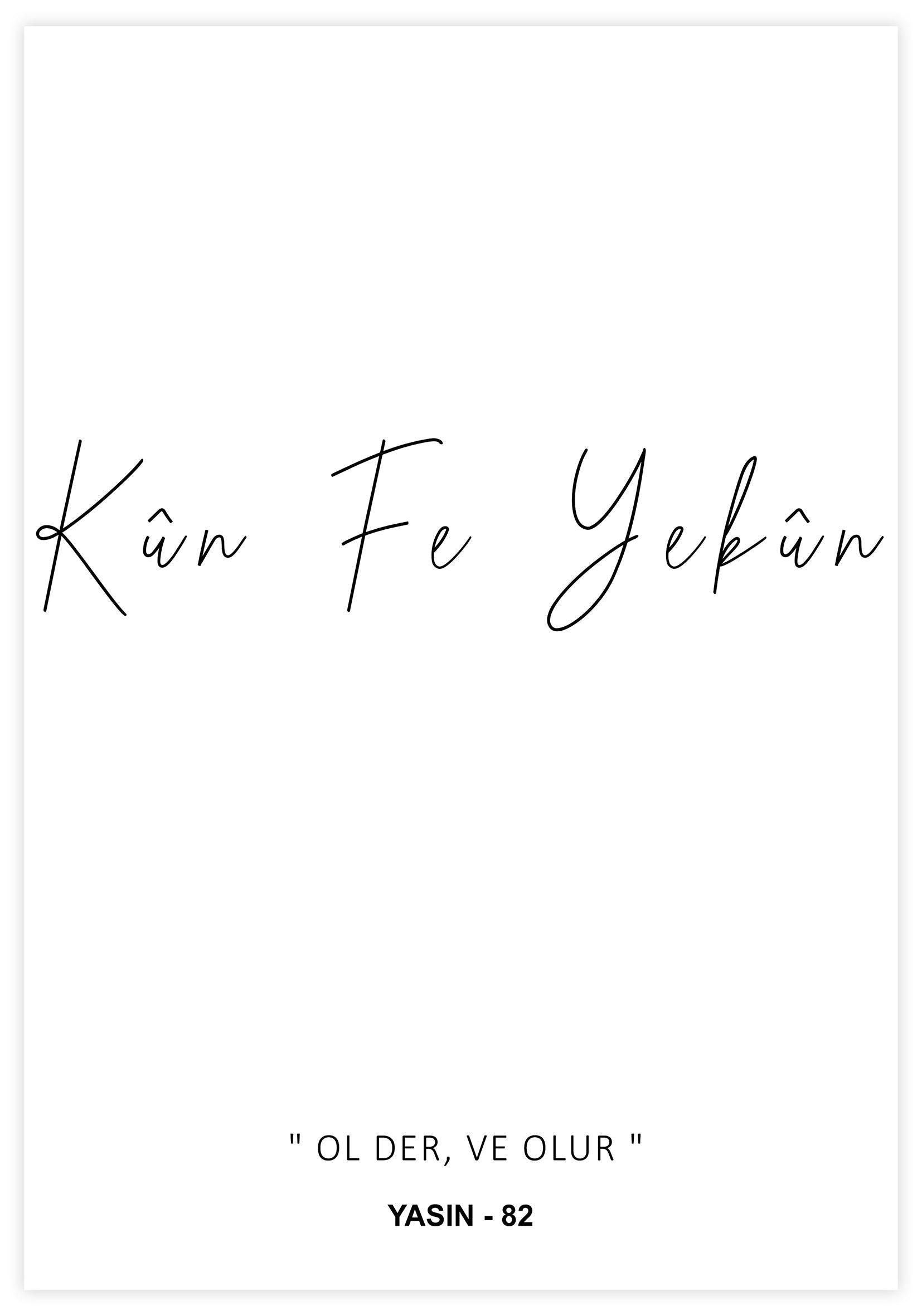 Kun Fe Yekun Poster