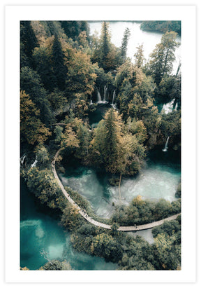 Plitvice Lakes Poster - KAMAN