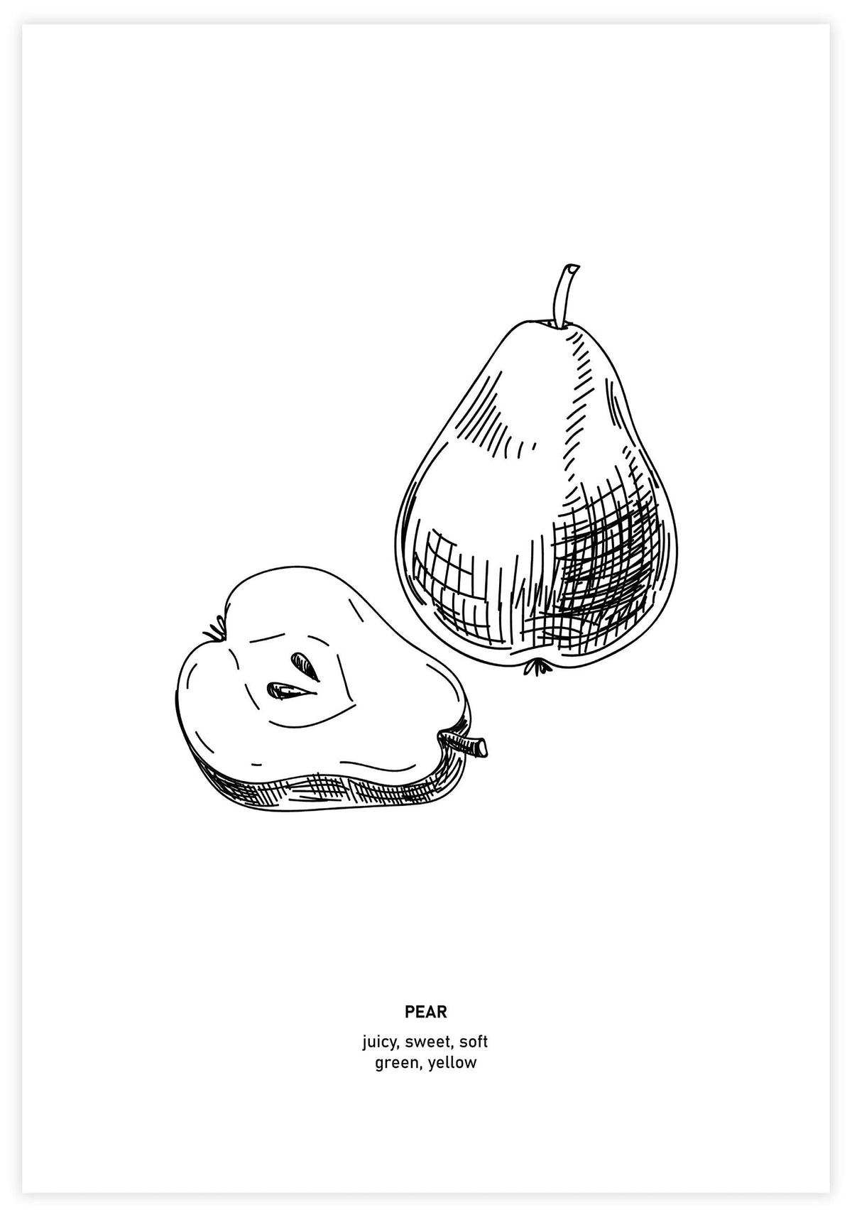 Pear Poster
