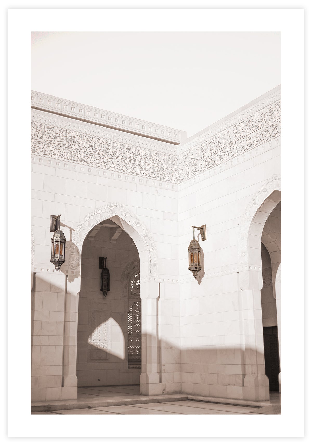 Mosque Lanterns no2 Poster