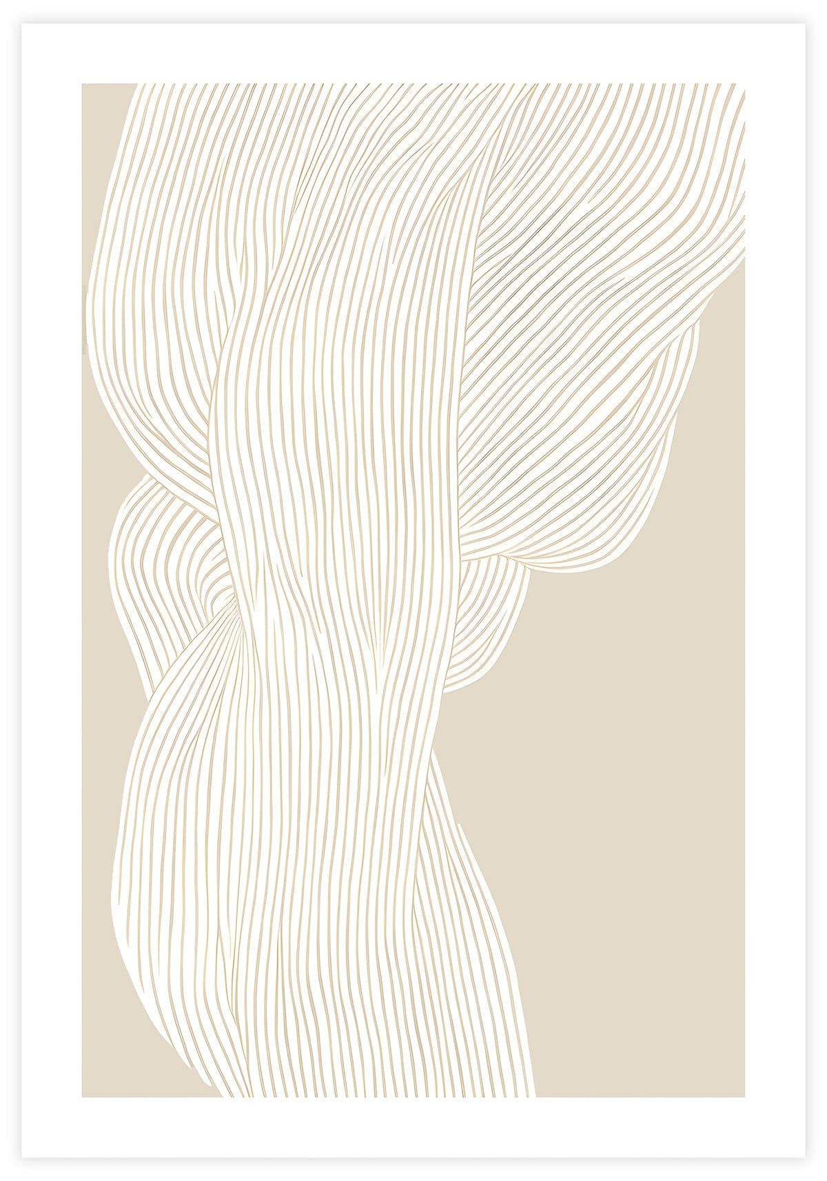 Abstract Lines no1 Poster