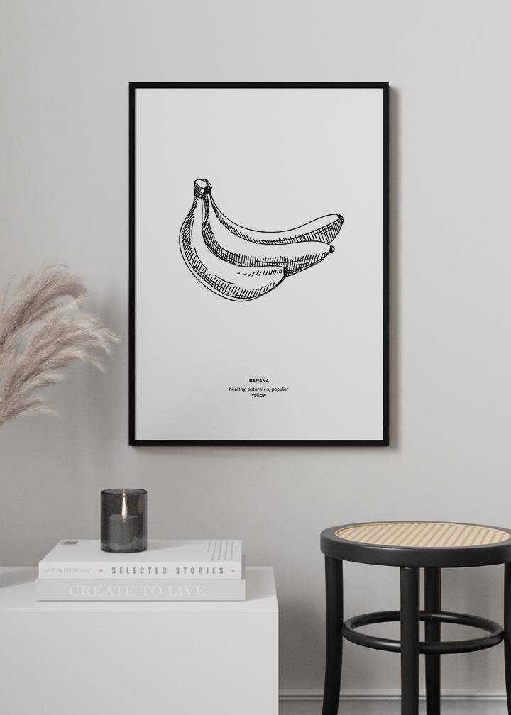 Banana Poster - KAMANART.DE