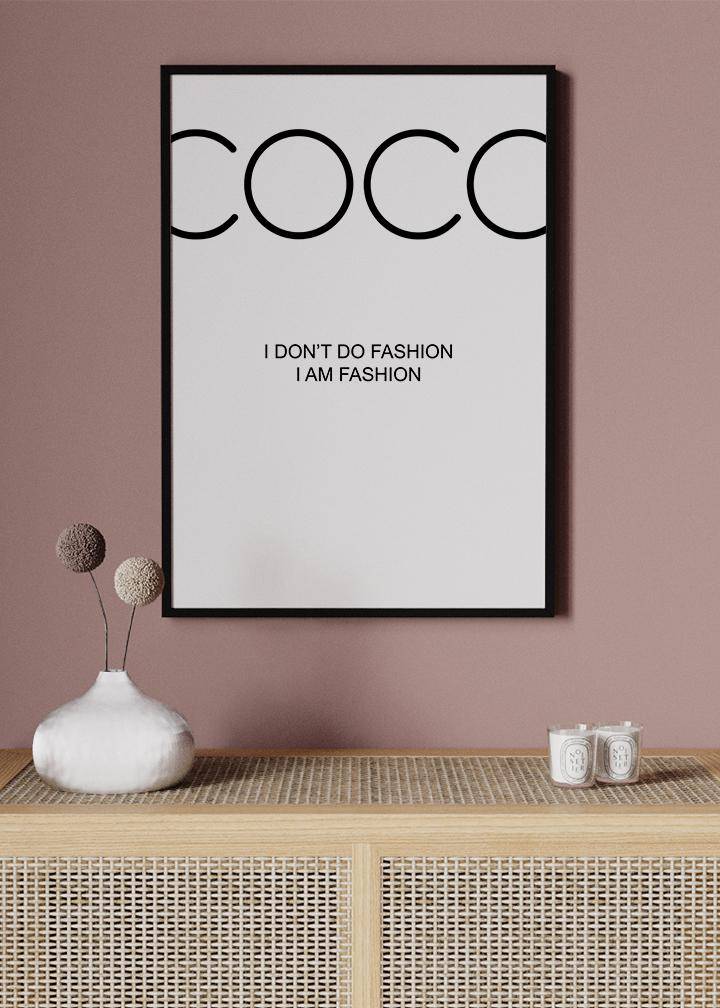 COCO – I Don’t Do Fashion Poster - KAMANART.DE