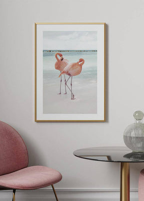 Flamingo Poster - KAMANART.DE