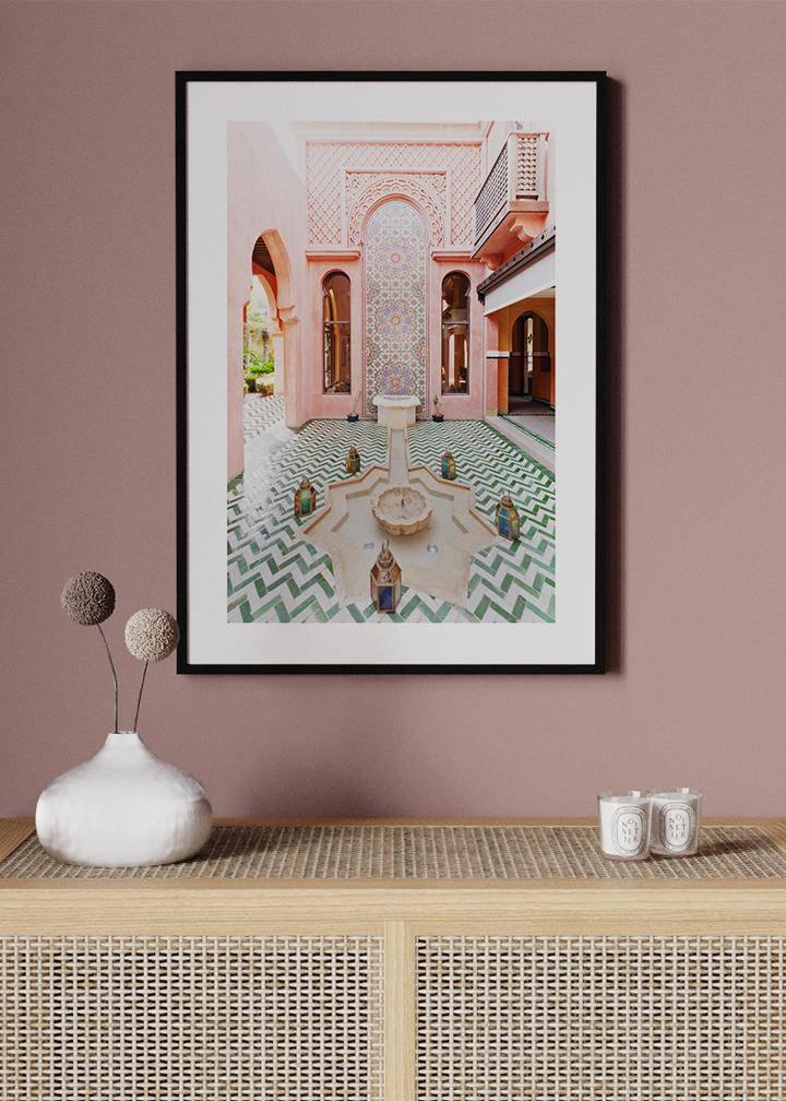 Morocco Fountain Poster - KAMANART.DE